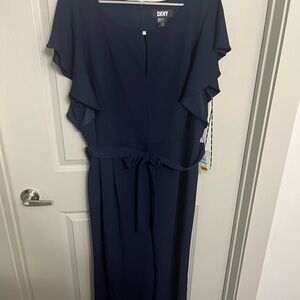 DKNY Dark Blue Maxi Dress